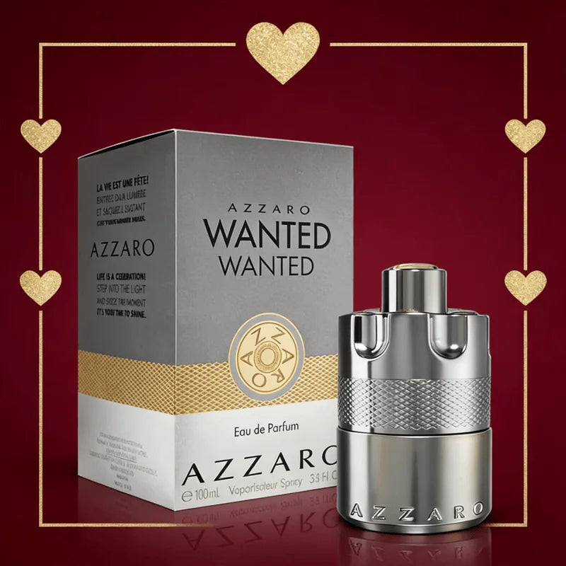 AZZARO Wanted Eau de Parfum pour homme, cadeau idéal pour la Saint-Valentin, Cologne pour homme, parfum léger