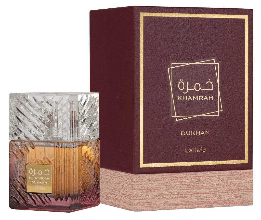 LATTAFA Khamrah Dukhan – Eau de Parfum Homme 50 ml | Oriental Épicé & Ambré