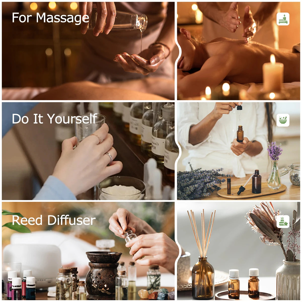 Huile essentielle de gardénia, un parfum floral pur, adaptée au massage corporel et aux soins capillaires, peut également être utilisée dans un diffuseur