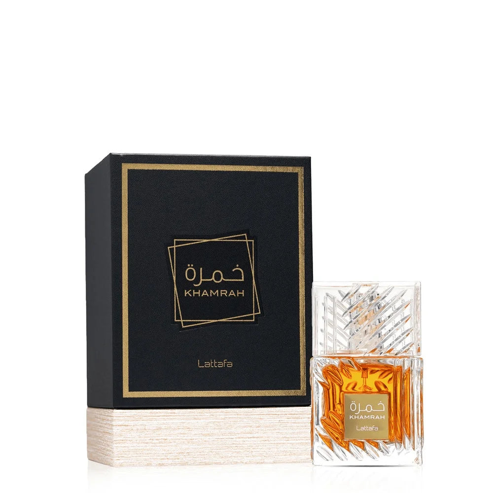 Lattafa Khamrah Eau de Parfum – Parfum Oriental Gourmand Vanillé – 50 ml