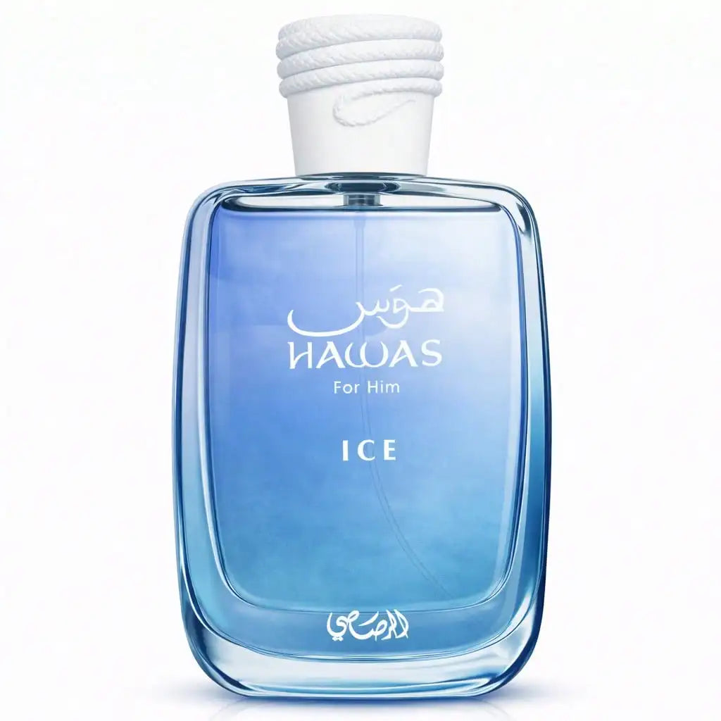 Rasasi Hawas Ice Eau de Parfum Homme 100 ml – Pomme, Agrumes Siciliens, Ambre & Bois Flotté