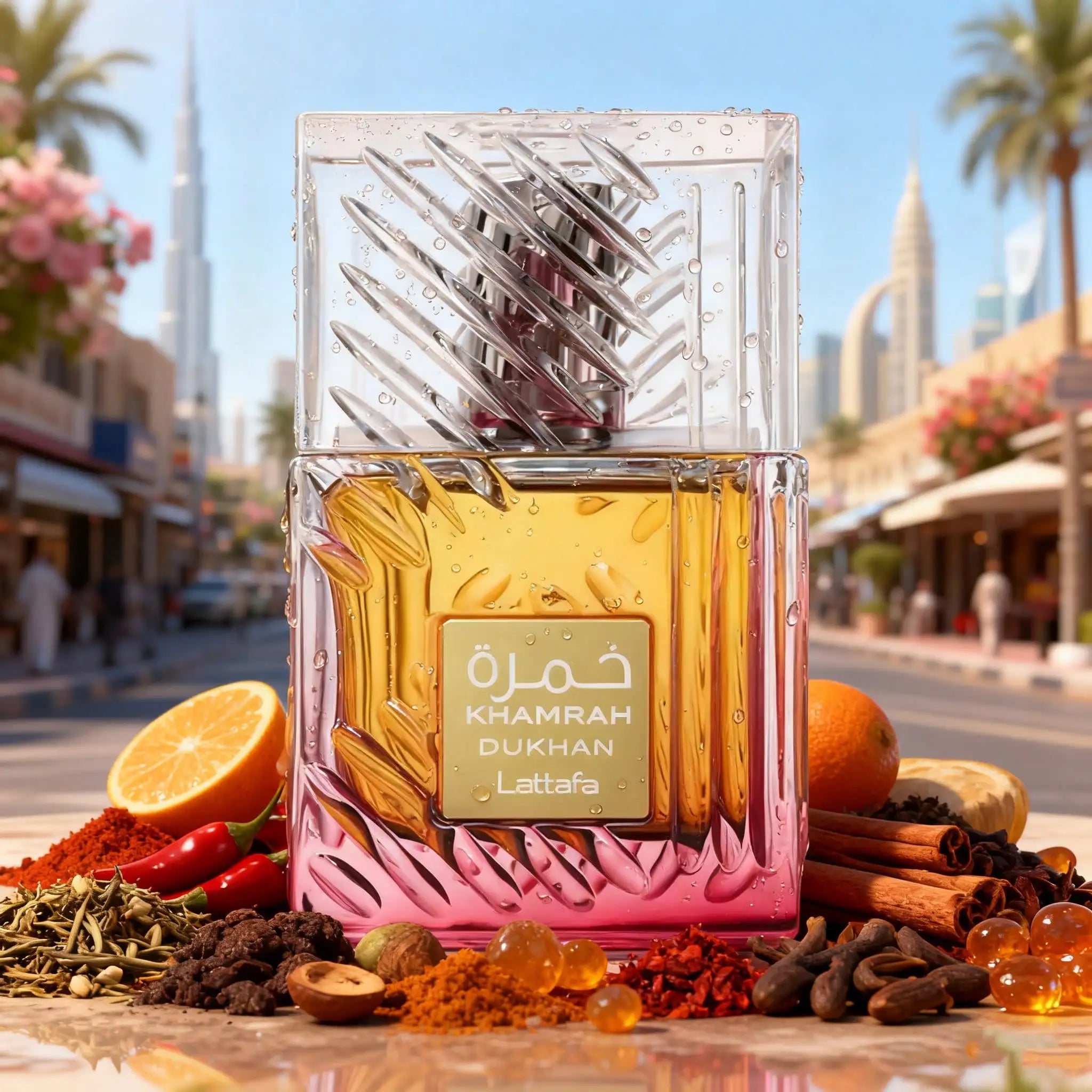 LATTAFA Khamrah Dukhan – Eau de Parfum Homme 50 ml | Oriental Épicé & Ambré