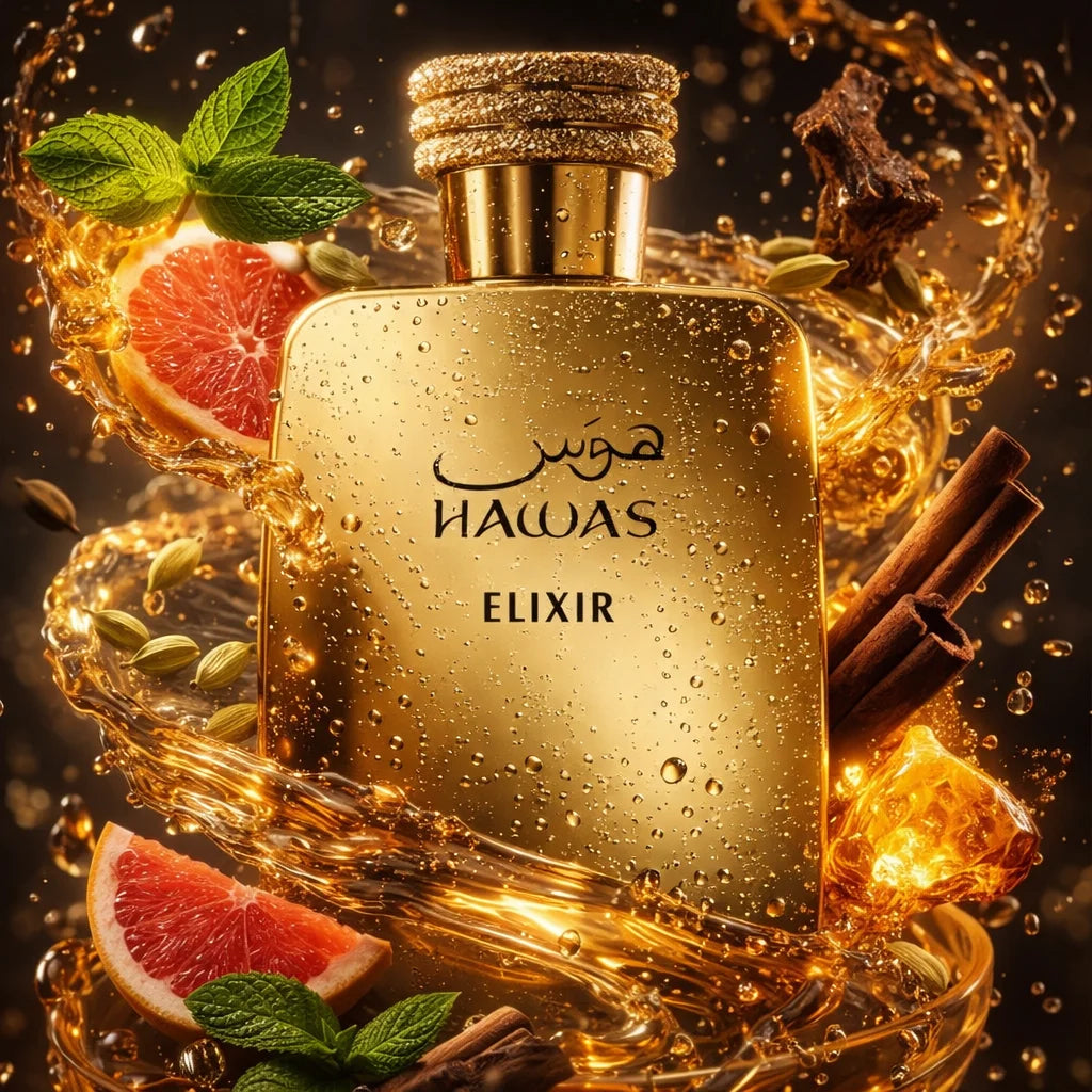 Rasasi Hawas Elixir Eau de Parfum 100 ml – Parfum Oriental Boisé Ambré pour Homme