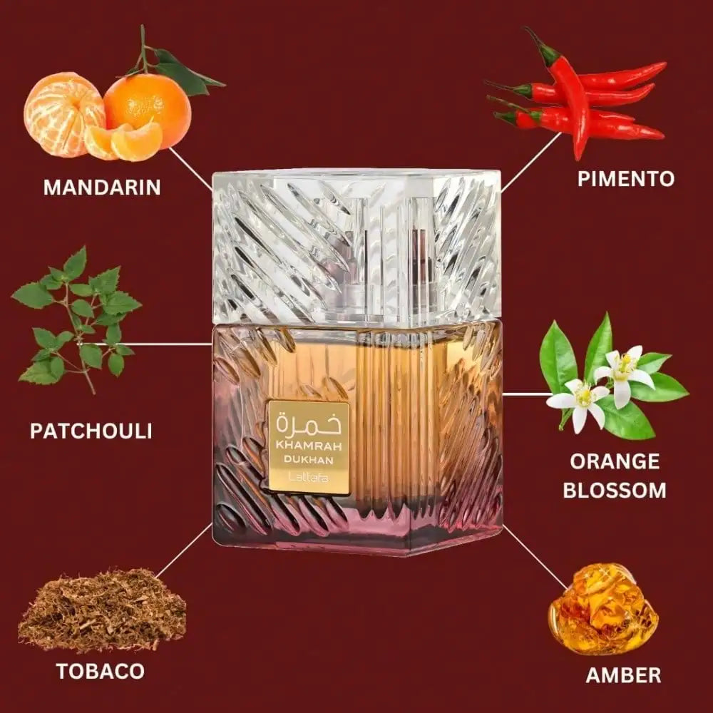 Lattafa - Khamrah Dukhan 100ml Eau de parfum homme