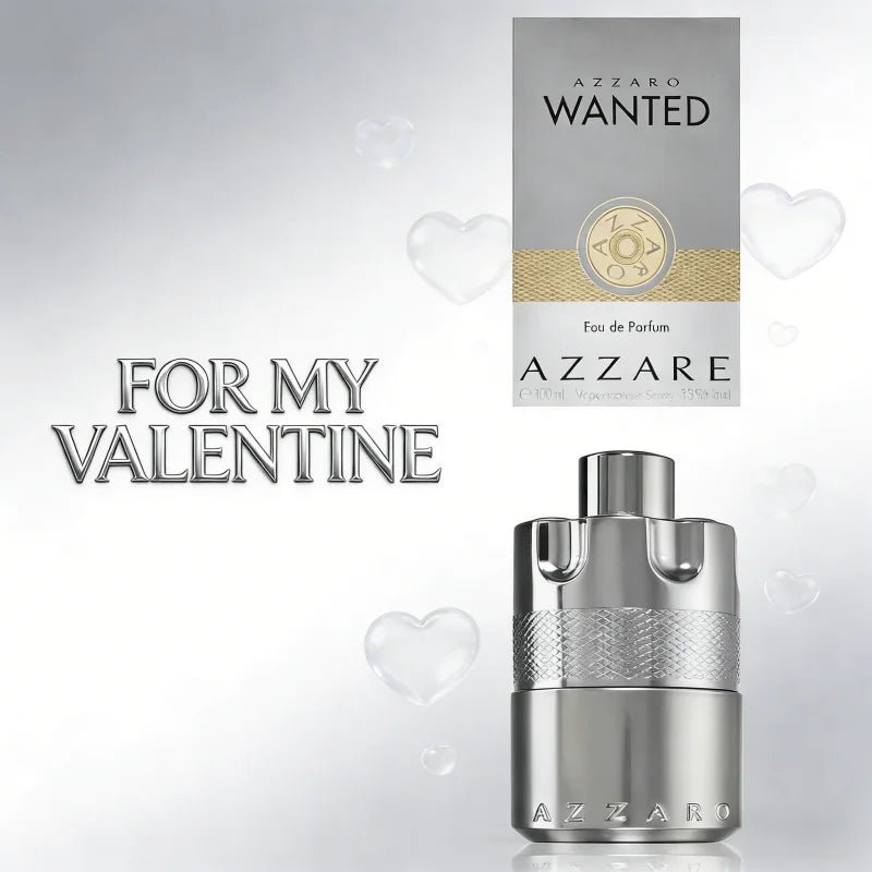 AZZARO Wanted Eau de Parfum pour homme, cadeau idéal pour la Saint-Valentin, Cologne pour homme, parfum léger