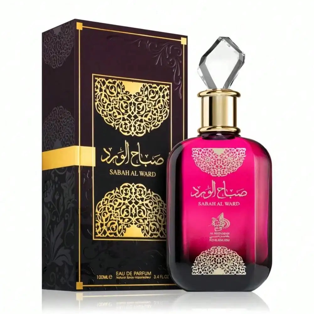 Al Wataniah Sabah Al Ward Eau de Parfum Femme 100ml – Parfum Oriental Floral Vanille