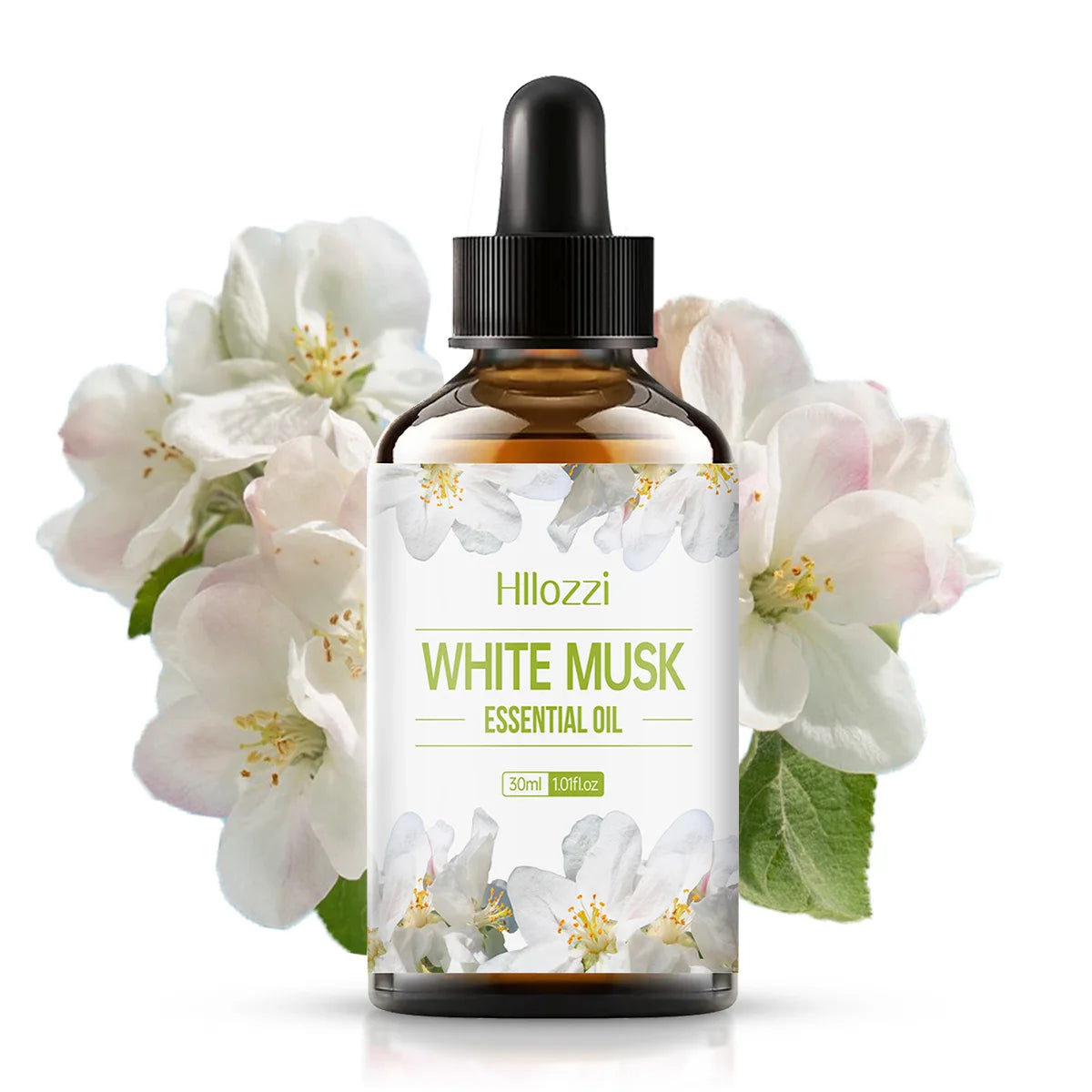 100 ml-60 ml-30 ml MUSQUE BLANC,Convient aux diffuseurs de soins du corps et d'aromathérapie, spa, soins capillaires, produits ménagers.