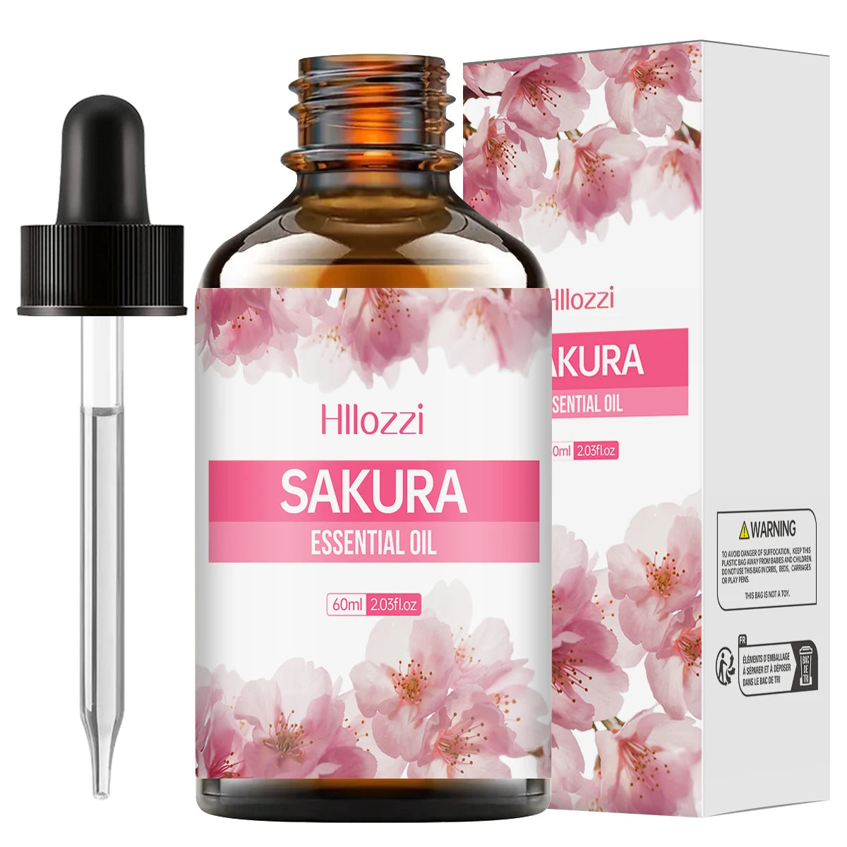 L'huile essentielle de fleur de cerisier 100ml/60ml/30ml convient aux soins de la peau du visage, aux soins du corps, à l'aromathérapie, à l'aromathérapie