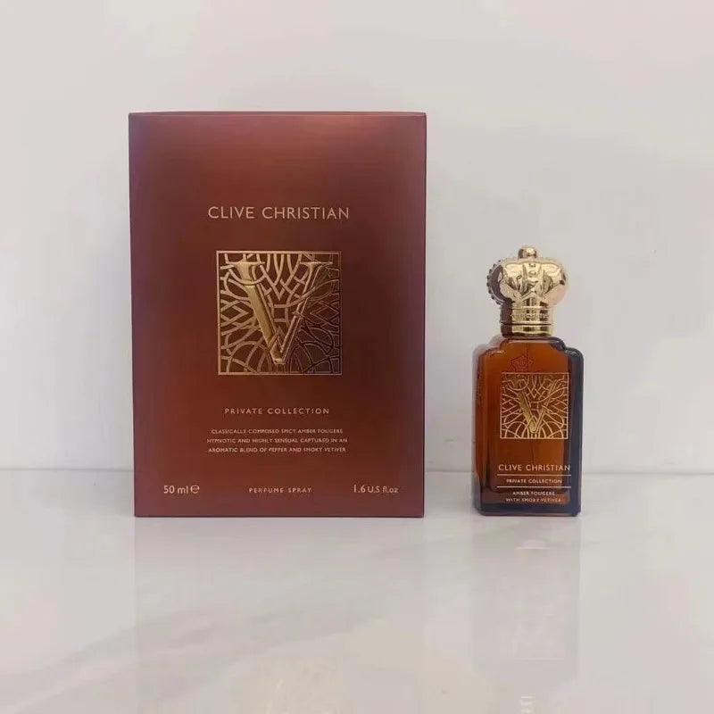 Parfum unisexe Clive Christian Woody Fresh 50 ml – Fragrance élégante longue durée avec des notes de pêche, de jasmin, de rose, de bois de santal, d'ambre et de musc