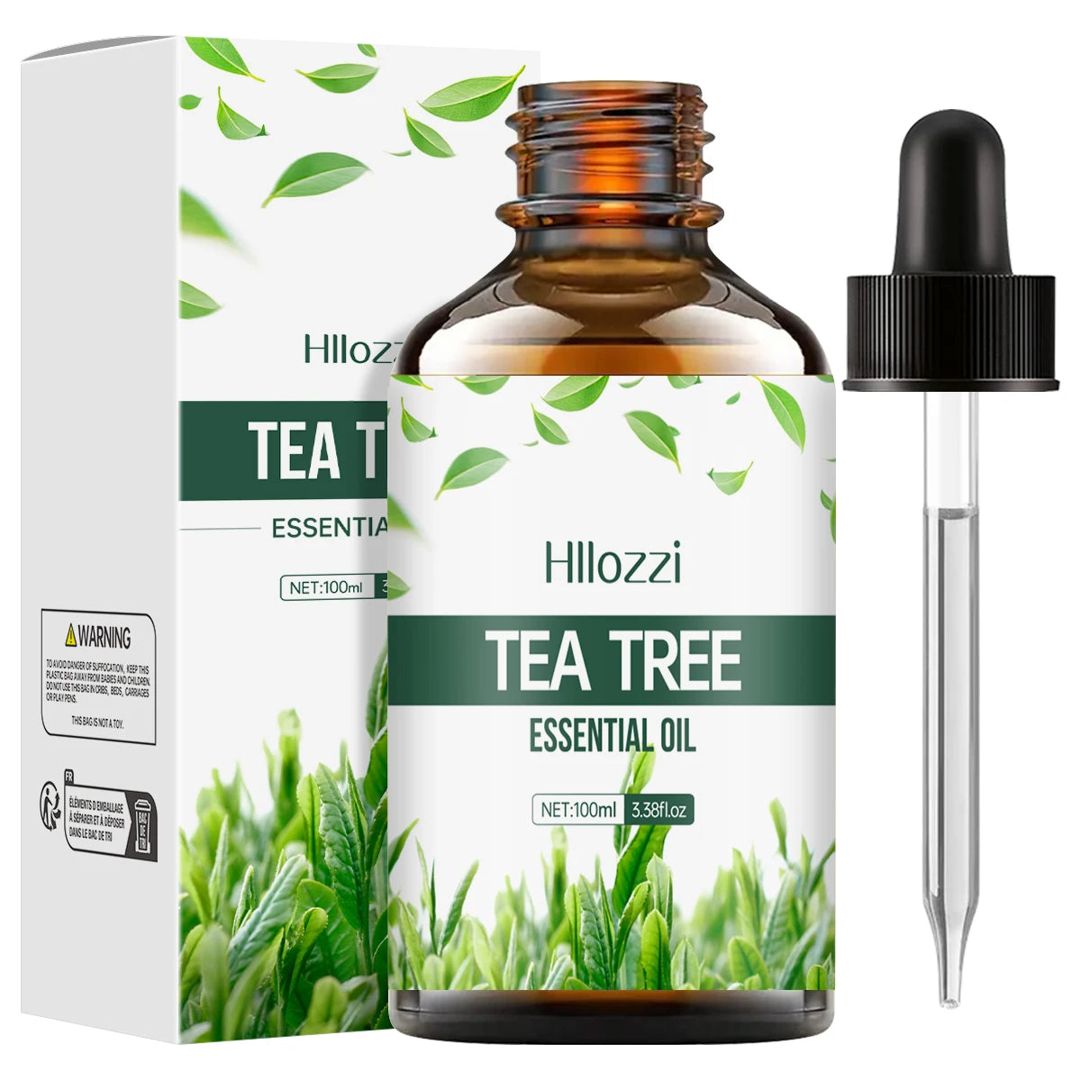 Huile essentielle d'arbre à thé 100ml/60ml/30ml, pour soins du corps, soins capillaires, soins du visage, hydratation, aromathérapie, humidificateur d'aromathérapie