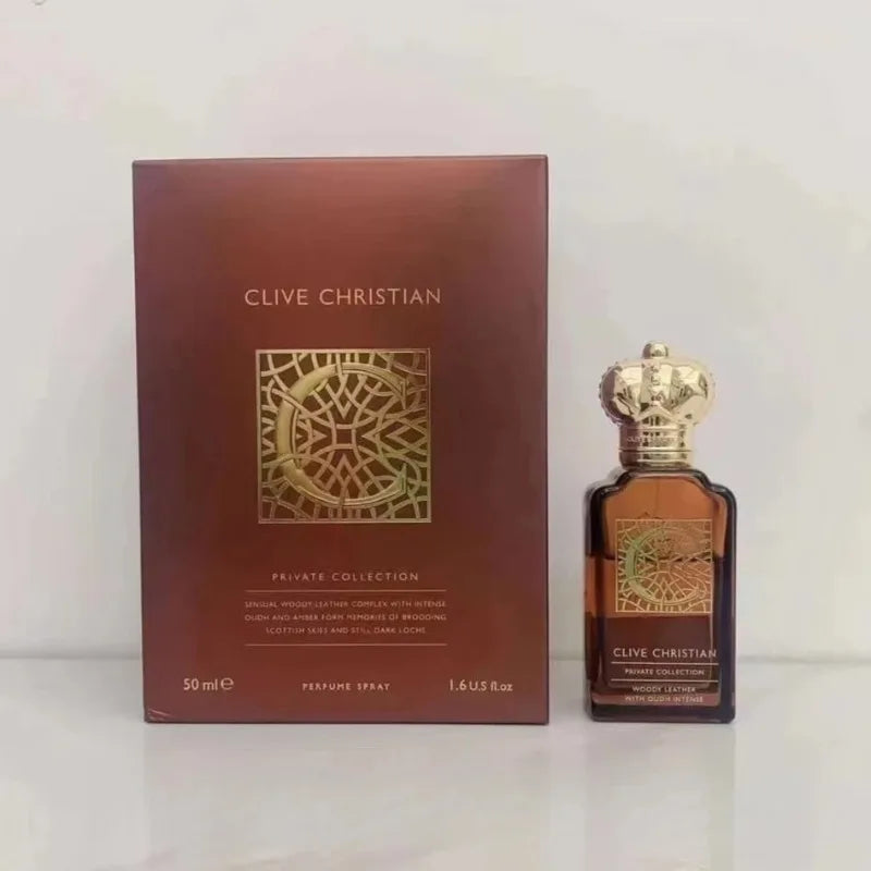 Parfum unisexe Clive Christian Woody Fresh 50 ml – Fragrance élégante longue durée avec des notes de pêche, de jasmin, de rose, de bois de santal, d'ambre et de musc