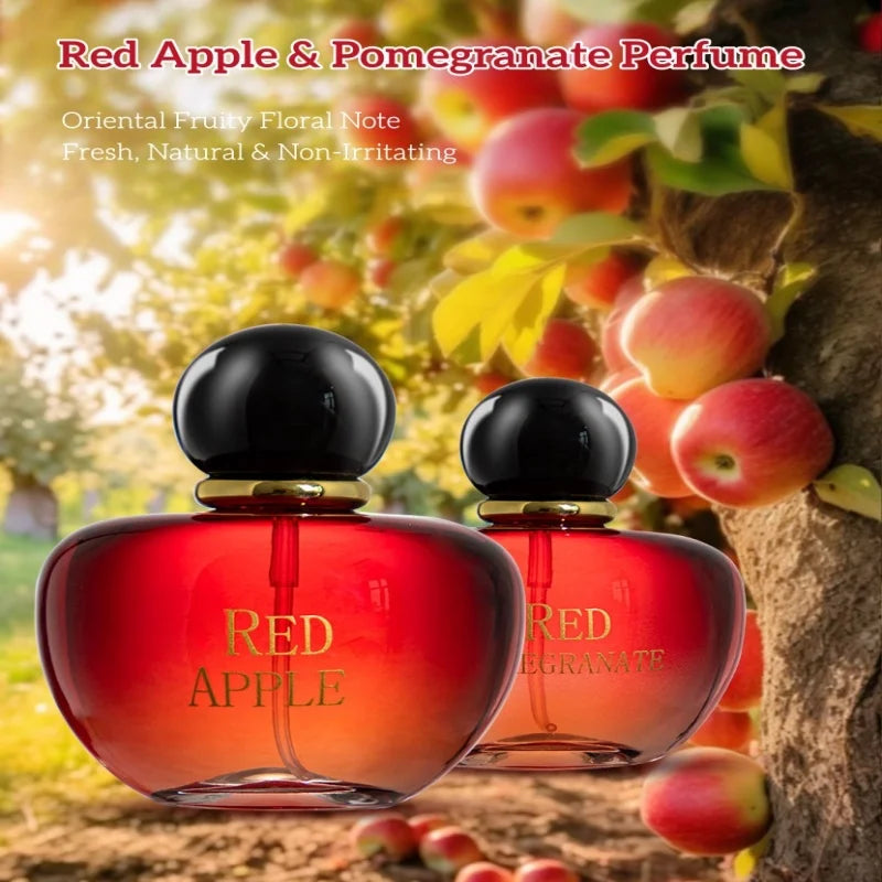 Pomme rouge et grenade Parfum fruité Floral 80ML femmes Parfum Spray durable Eau De Toilette flirt phéromone unisexe Parfum
