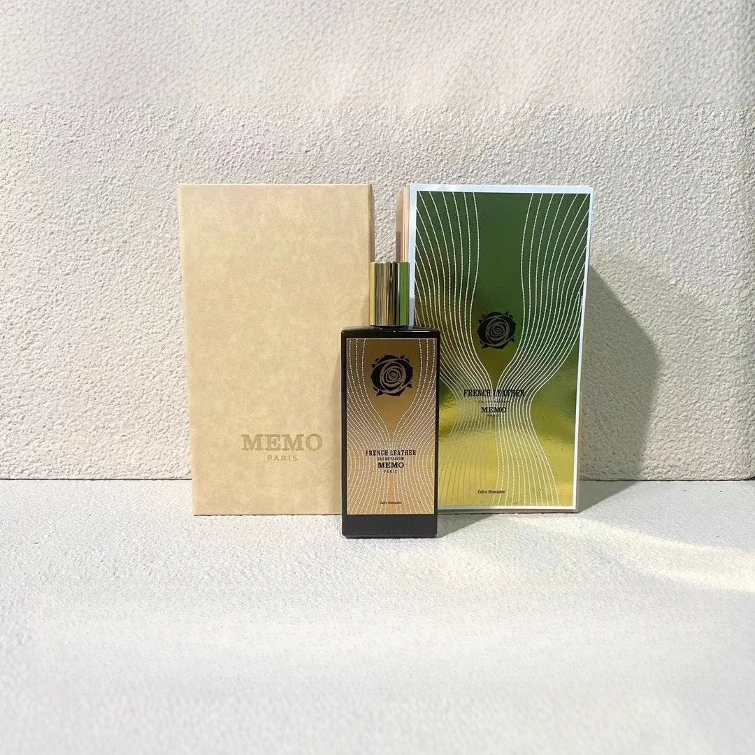 Parfum Unisexe de Luxe MEMO 75ml Eau de Parfum – Fragrance de Niche Longue Durée Cuir Floral Boisé Ambre Musc Oriental Frais