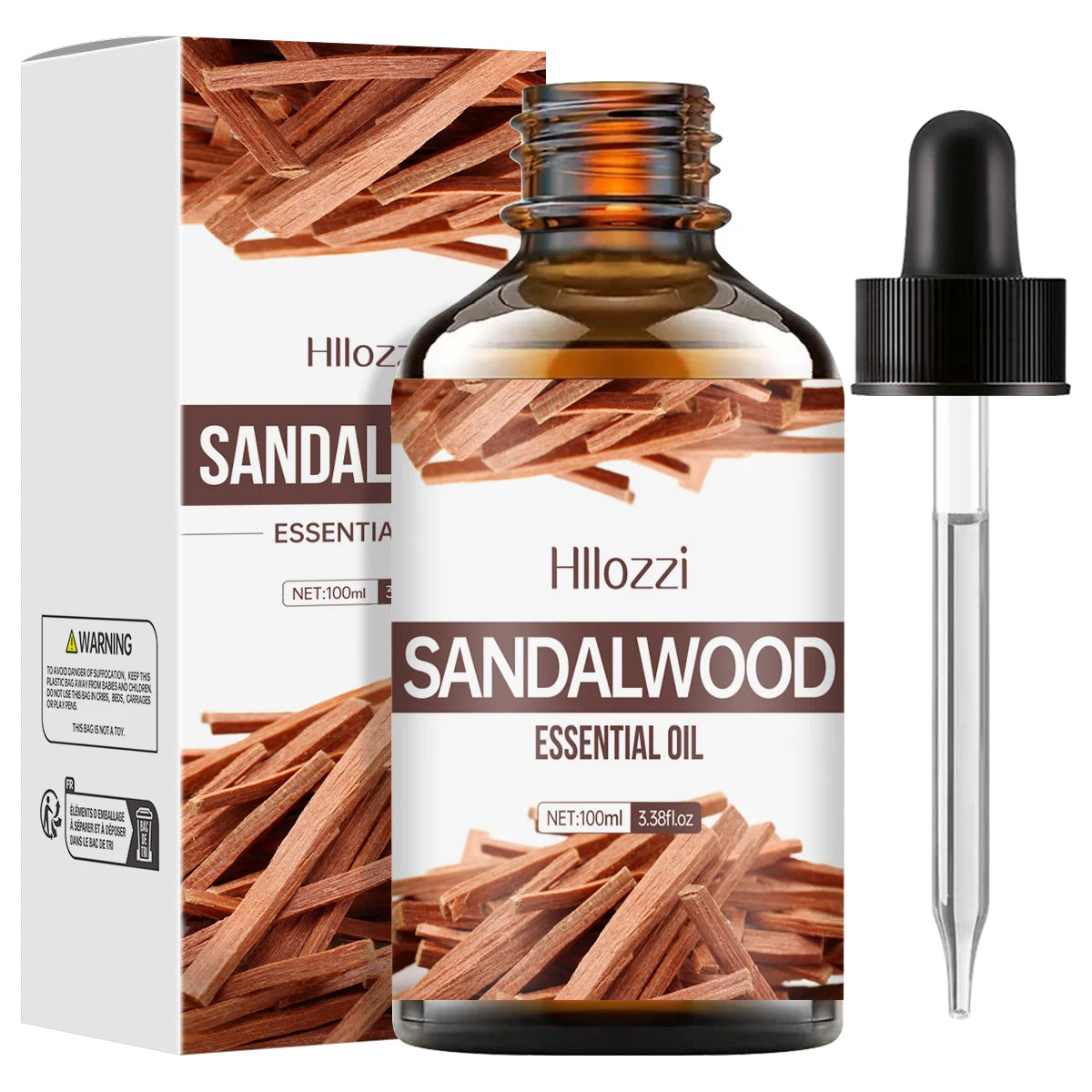Huile essentielle de bois de santal, 100ml/60ml/30ml, pour la fabrication de bougies, diffuseurs de savon, huile parfumée d'aromathérapie