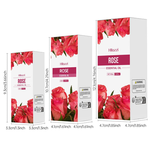 100 ml/60 ml/30 ml huile essentielle de rose soins de la peau parfum aromathérapie huile essentielle parfum Massage huile hydratante