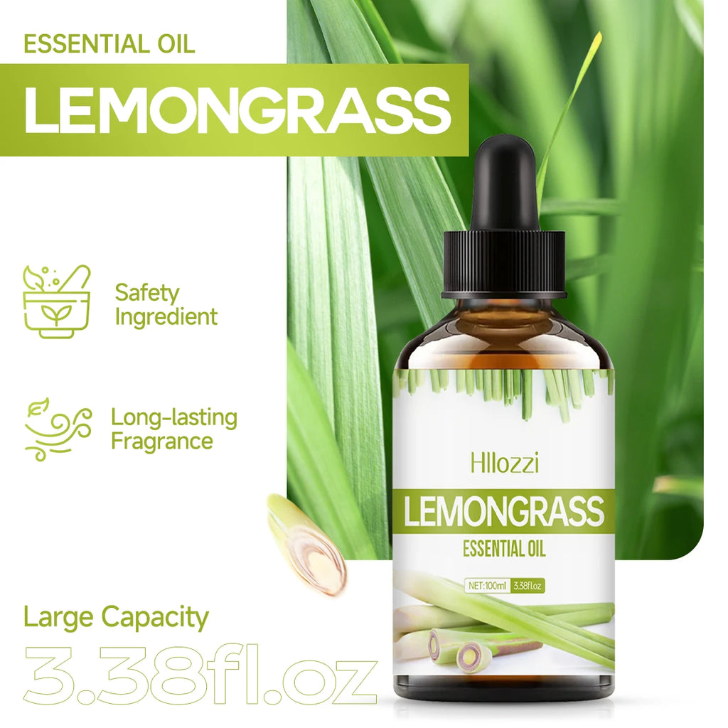 L'huile essentielle de citronnelle convient à divers usages, parfum frais, humidificateurs, bougies, brûleurs, aromathérapie