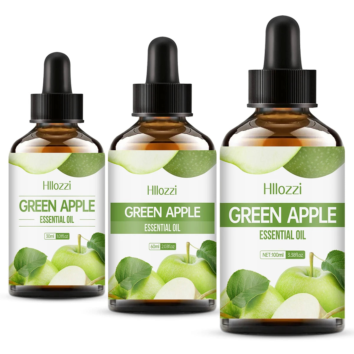 100 ml/60 ml/30 ml huile essentielle de pomme verte huile essentielle de fruit aromathérapie aromathérapie huile essentielle humidificateur diffuseur