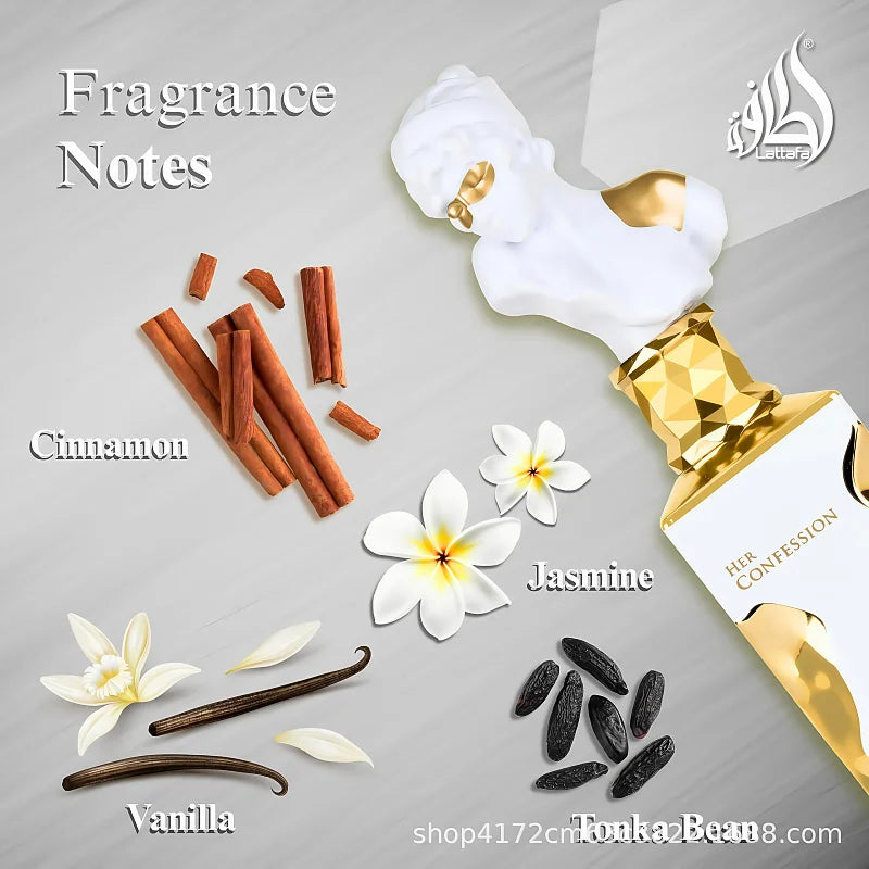 Eau de Toilette Spray 100ml pour Homme Arabe du Moyen-Orient, Parfum Longue Durée, Charmant et Séduisant, Coffret Cadeau