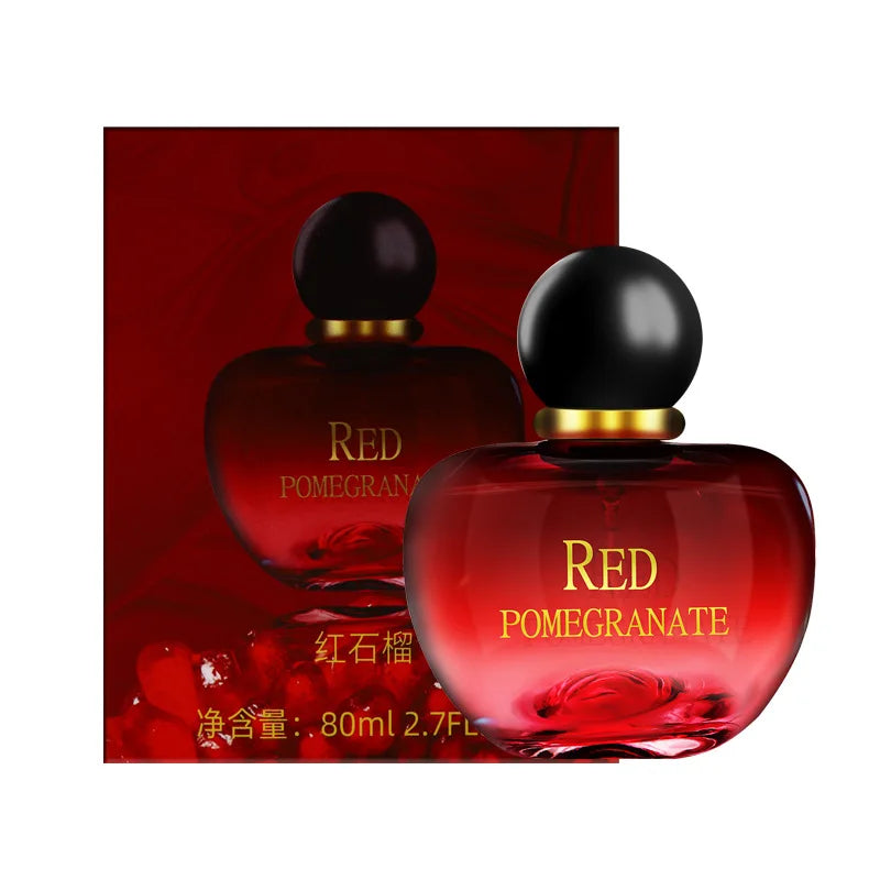 Pomme rouge et grenade Parfum fruité Floral 80ML femmes Parfum Spray durable Eau De Toilette flirt phéromone unisexe Parfum