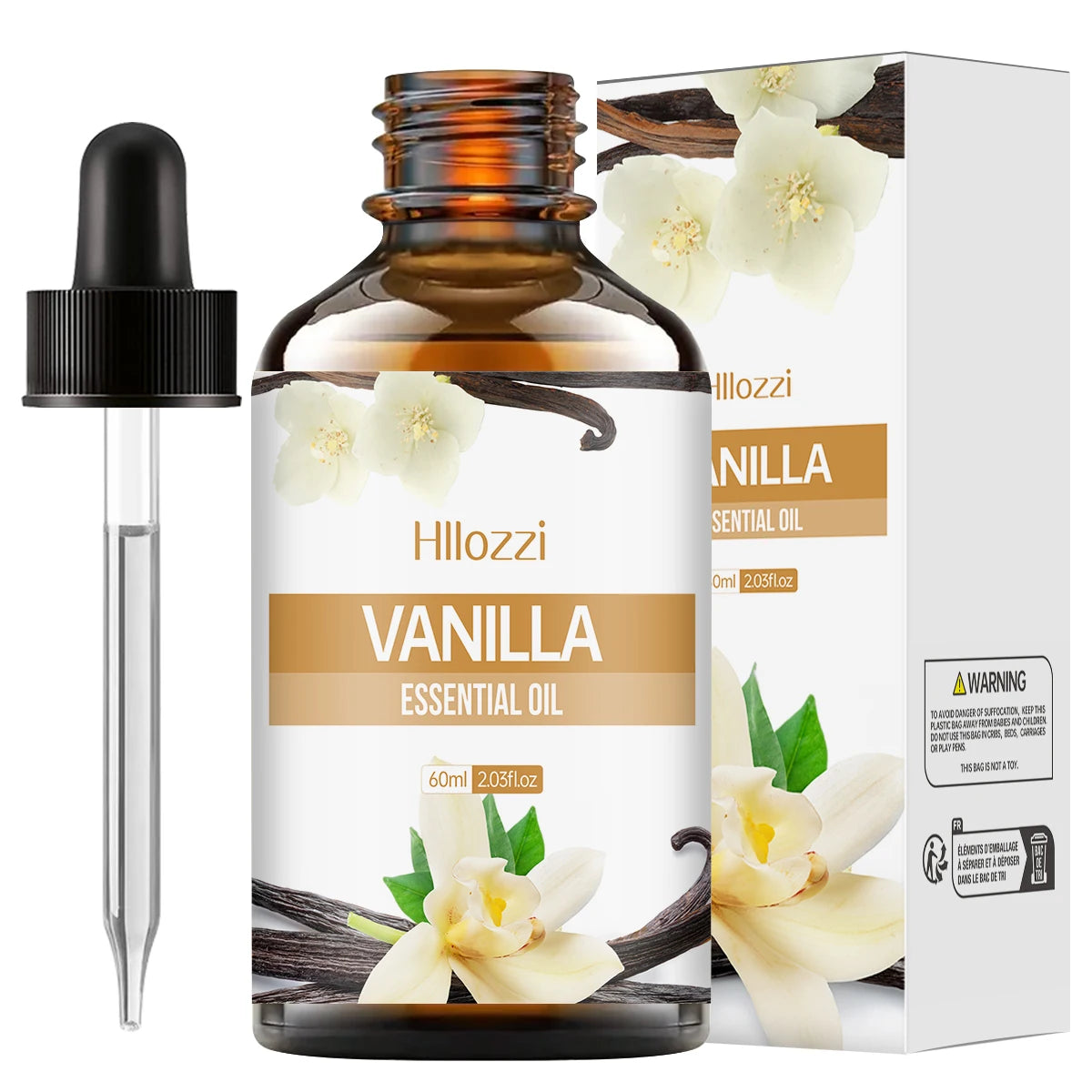 Huile essentielle de vanille, 100ml/60ml/30ml, hydratante et hydratante, soins de la peau, huile essentielle d'aromathérapie, humidificateur d'aromathérapie