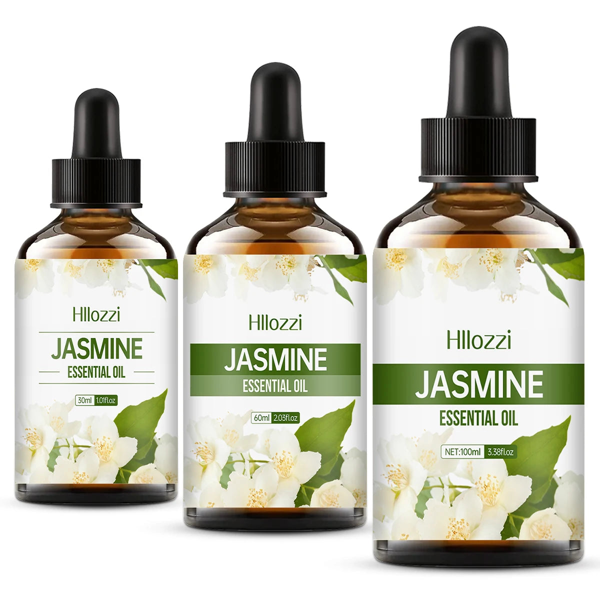 Huile essentielle de jasmin, 100ml/60ml/30ml, aromathérapie, huile essentielle multifonctionnelle, diverses scènes, riche en saveur, hydratante