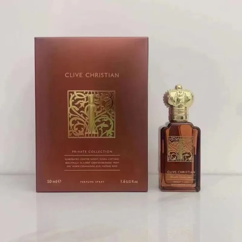 Parfum unisexe Clive Christian Woody Fresh 50 ml – Fragrance élégante longue durée avec des notes de pêche, de jasmin, de rose, de bois de santal, d'ambre et de musc