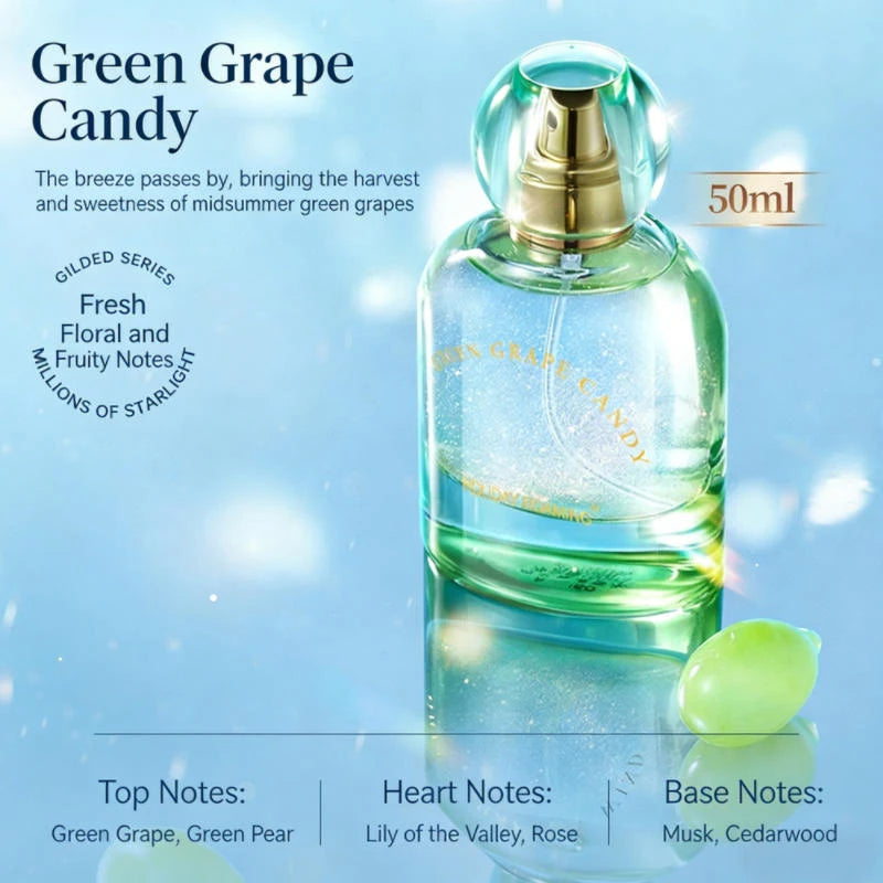 Eau de toilette florale fruitée pour femme, parfums russes populaires, senteurs fraîches d'agrumes, cerise, raisin, citron, jasmin, rose, longue tenue, romantique