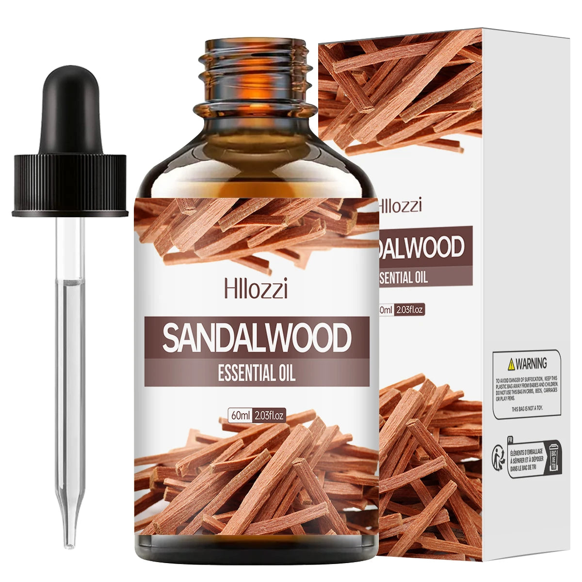 Huile essentielle de bois de santal, 100ml/60ml/30ml, pour la fabrication de bougies, diffuseurs de savon, huile parfumée d'aromathérapie