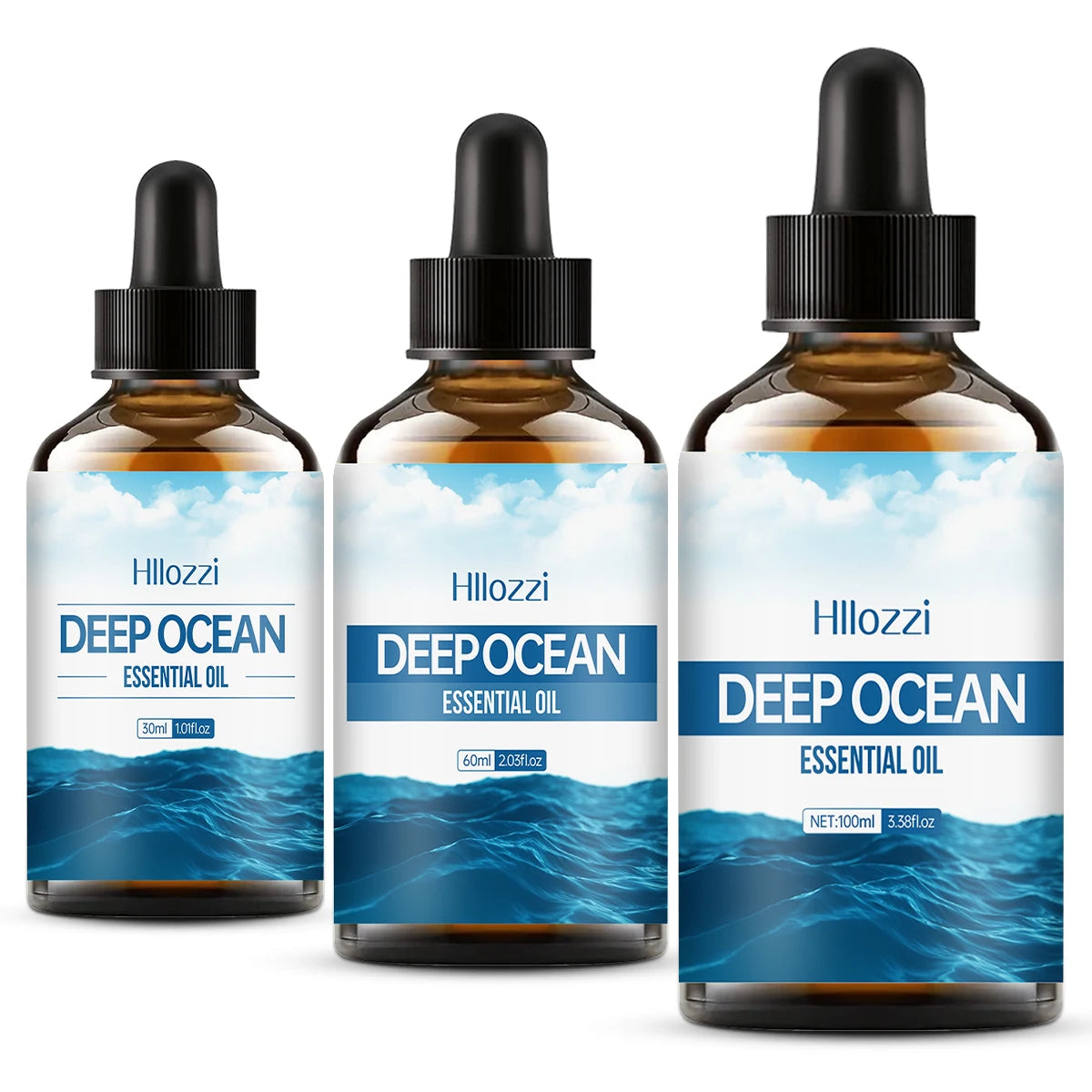 100 ml/60 ml/30 ml huile essentielle de mer profonde huiles essentielles de parfum huiles de parfum parfum longue durée aromathérapie savon humidificateur