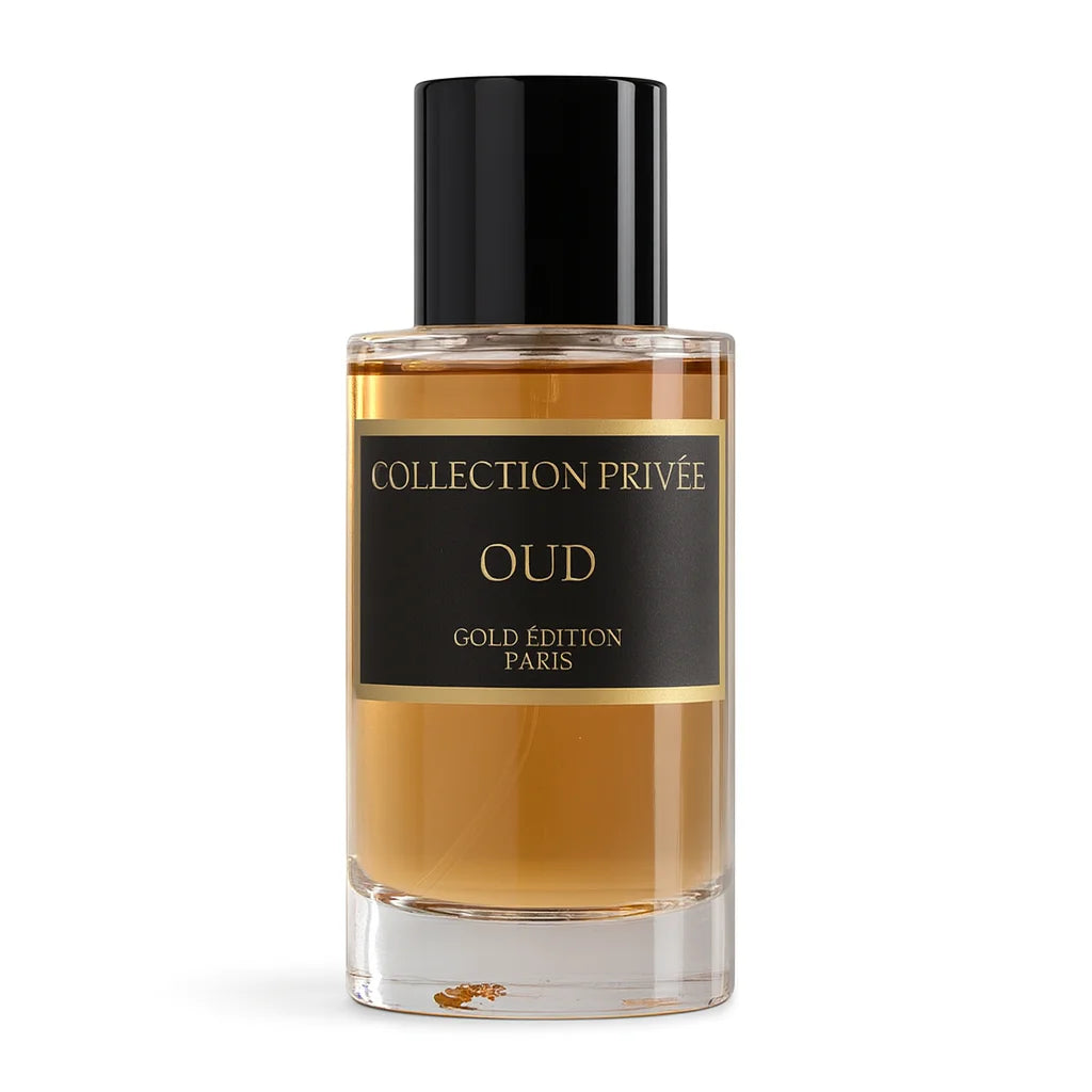 COLLECTION PRIVE GOLD EDITION - 50ML OUD EAU DE PARFUM UNISEXE (OUD NOIR, FRANCHINCENSE, VANILLE DE BOURBON)