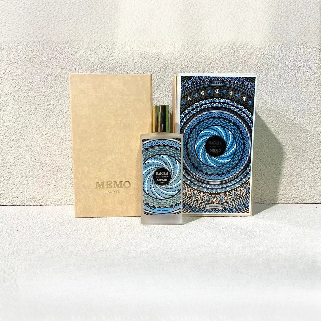 Parfum Unisexe de Luxe MEMO 75ml Eau de Parfum – Fragrance de Niche Longue Durée Cuir Floral Boisé Ambre Musc Oriental Frais