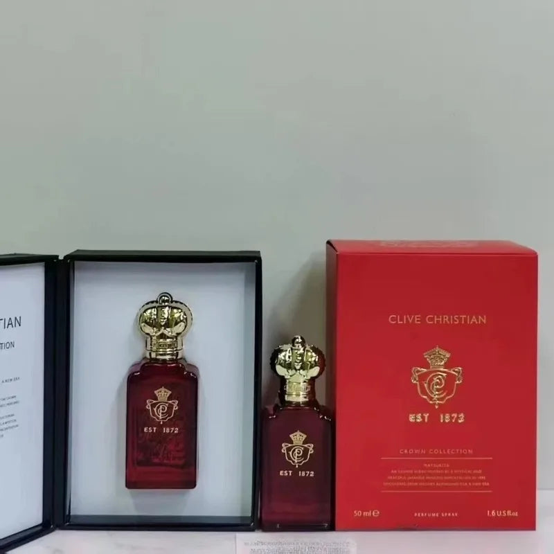 Parfum unisexe Clive Christian Woody Fresh 50 ml – Fragrance élégante longue durée avec des notes de pêche, de jasmin, de rose, de bois de santal, d'ambre et de musc