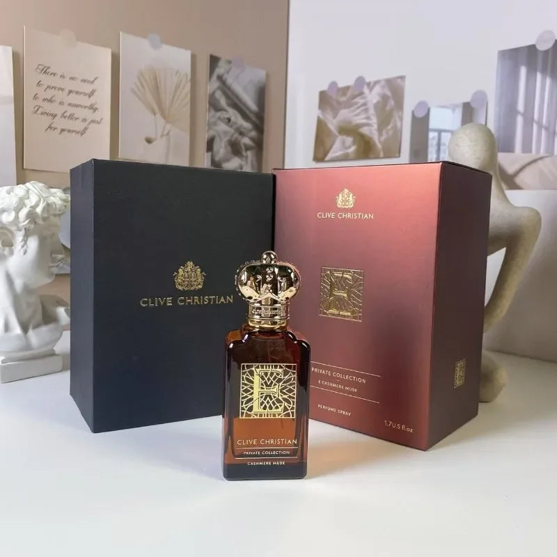 Parfum unisexe Clive Christian Woody Fresh 50 ml – Fragrance élégante longue durée avec des notes de pêche, de jasmin, de rose, de bois de santal, d'ambre et de musc
