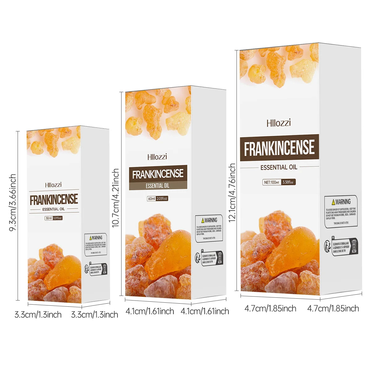 100 ml/60 ml/30 ml huile essentielle d'encens huile essentielle de masaje hydratant y hydratant humidificateur d'aromathérapie