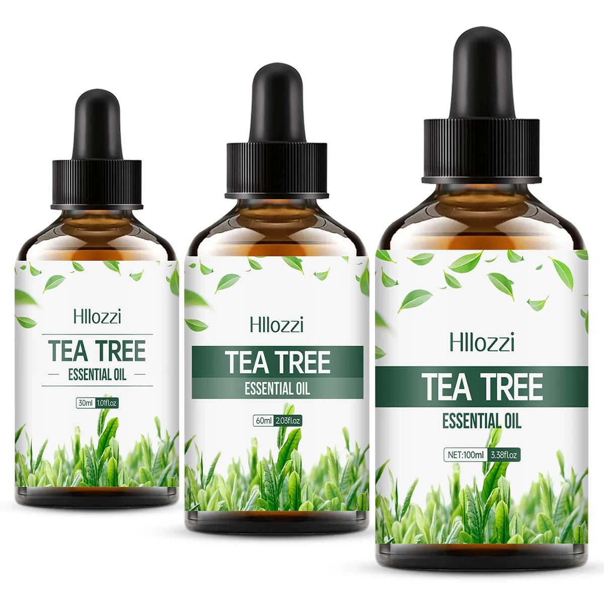 Huile essentielle d'arbre à thé 100ml/60ml/30ml, pour soins du corps, soins capillaires, soins du visage, hydratation, aromathérapie, humidificateur d'aromathérapie