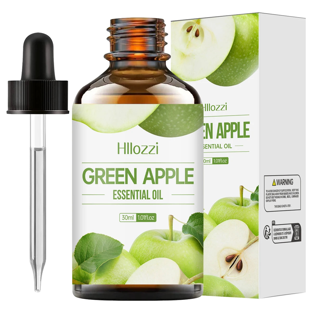 100 ml/60 ml/30 ml huile essentielle de pomme verte huile essentielle de fruit aromathérapie aromathérapie huile essentielle humidificateur diffuseur