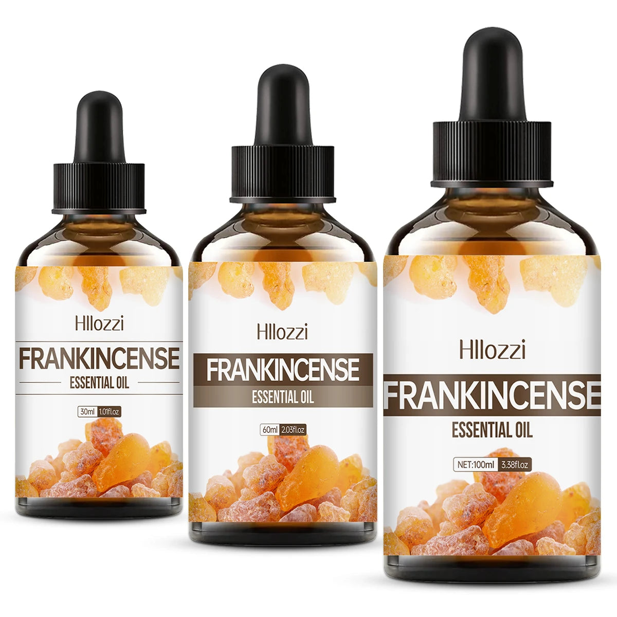 100 ml/60 ml/30 ml huile essentielle d'encens huile essentielle de masaje hydratant y hydratant humidificateur d'aromathérapie